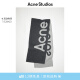Acne Studios男女同款冬季双面logo徽标羊毛混纺围巾披肩CA0154 灰色/浅灰色 均码