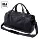 海澜之家 HLA旅行包男女运动健身包单肩短途出差大容量收纳手提行李包 黑色 34L