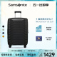 新秀丽（Samsonite）明星同款行李箱大波浪箱大容量行李箱拉杆箱托运箱KJ1黑色28寸