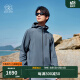 KOLON SPORT/可隆软壳夹克 男子户外休闲徒步防风登山防泼水外套 LHJK4MNT05-GB 灰蓝色【连帽】 185/2XL