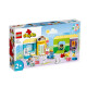 乐高（LEGO）积木得宝10992 日托班欢乐时光大颗粒积木桌儿童玩具儿童节礼物