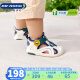 江博士（DR·KONG）夏季男女童简约步前鞋 宝宝学步鞋舒适透气运动 儿童凉鞋 米/绿 21码 脚长约12.0-12.6