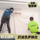 文宜2025高精密墙布无缝全屋卧室客厅素色墙纸奶油背景灰色壁布包安装 色织罗锦纹-奶油色 191-N25