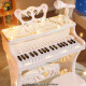 奥智嘉电子琴儿童钢琴玩具女孩生日礼物3-6岁早教音乐器带话筒生日礼物