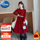 迪士尼（Disney）女童秋冬装半身裙套装2023新款洋气中大童加绒小香风外套年服 小香风年服套装 120 建议身高115左右