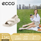 爱步（ECCO）女凉鞋 夏季软底轻便耐穿厚底凉鞋 科摩系列206653 石灰色38