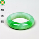长幸【一物一图一证】翡翠指环戒指男女款玉戒冰种水润飘绿色 天然a货 内径18毫米4.239克