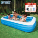 INTEX 58484充气家庭户外游泳池 儿童玩具水池长方形海洋球池戏水池