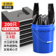 靓涤厨余袋加厚大垃圾袋大号背心黑色家用手提式厨房收纳用水桶塑料袋 200只-双面加厚2.5丝60*70cm