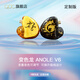 QDCqdc V6变色龙Anole 六单元动铁单元专业级HiFi发烧友耳机入耳式音乐舞台乐手监听耳机有线降噪耳机 变色龙V6（定制版）