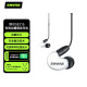 SHURE舒尔 Shure Aonic215 UNI动圈有线耳机 强劲重低音 运动 HIFI 手机耳机 白色