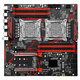 精粤X99双路主板CPU套餐E5 2011-3主板台式机电脑设计渲染模拟器游戏多开主板E5 2666V3/E5 2696V3 精粤X99-9D3双路大板 单主板