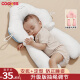 COOKSS 婴儿枕头定型枕新生儿枕头0-1-3岁婴儿宝宝儿童头型纠正防偏四季 玫瑰粉【定型枕+固定柱】