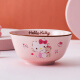 HELLO KITTY（凯蒂猫）陶瓷碗单个可爱卡通家用餐具个性创意少女心小号吃饭碗个人专用 5英寸凯蒂猫粉