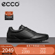 爱步（ECCO）运动鞋男 户外耐磨缓震低帮跑步鞋球鞋 高尔夫系列131654 黑色43