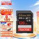 闪迪（SanDisk）SD卡 4K高清单反相机内存卡 数码相机存储卡 至尊超极速 128G 读速200M/S 写入90M/S 套装