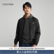 Calvin Klein Jeans春秋男休闲通勤字母印花棒球领飞行员夹克外套J322260 BEH-黑色 L