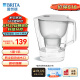 碧然德（BRITA）过滤净水器 家用滤水壶 净水壶 Kalea 晨汐系列XL  3.5L（灰色）