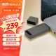 ThinkPlus联想  512GB USB3.1U盘 TU100系列 商务金属闪存优盘 灰色