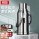 GIANXI保温壶家用热水瓶大容量暖壶不锈钢保温瓶开水瓶 本色3200ml