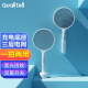 质零（Qualitell）小米有品电蚊拍灭蚊拍E1充电式强力室内大网面电苍蝇拍带底座壁挂自动紫光诱蚊灭蚊灯