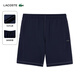 LACOSTE法国鳄鱼男装25春夏新款时尚纯棉纯色抽绳休闲短裤|GH2221 166/藏青色 XL 6