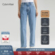Calvin Klein Jeans【复刻90系列】24春夏新款女士休闲ck直筒牛仔裤J223289 1AA-牛仔浅蓝 26