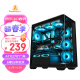 鑫谷（segotep）无界1（黑色）无立柱海景房机箱 ATX270°广角玻璃侧透 360水冷游戏电脑主机箱 支持4090显卡