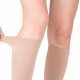 康谐静脉1曲张袜医1用一级压力弹力袜子护小腿袜套女男士通用  肤色（一级压力） XL