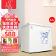 小鸭牌（XIAOYAPAI）冰柜82升家用节能小冰柜迷你卧式冷冻柜冷藏冷冻双温一级能耗小型双温冷柜KCD-82A108D