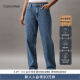 Calvin Klein【JENNIE同款复刻90系列】 Jeans24春夏女直筒牛仔裤J223725 1A4-牛仔蓝 27