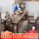 恬梦（tianzhimeng）实木电脑桌家用双人书桌书房客厅简约写字学习桌办公长条桌 松木桌：160*70*高75板厚5cm
