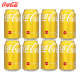 可口可乐（Coca-Cola） 柠檬可乐汽水  香港原装 港版雪碧芬达碳酸饮料夏日清凉饮品 柠檬可乐 330ml*8罐