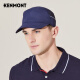 卡蒙（Kenmont）速干运动短鸭舌帽夏天透气平顶帽子男户外遮阳帽防紫外线帽3415 墨蓝色 可调节(58.5cm)