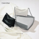 Calvin Klein女包24春夏简约金属字母链条拉链ck单肩斜挎小方包枕头包DH3570 001-太空黑 OS