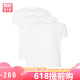 Calvin Klein CK男士T恤短袖打底衫3件装000NB4011E 100白色（3件装） L 