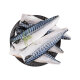 美加佳挪威青花鱼片500g 鲭鱼片 去头去脏切片 4-5片 大西洋鲭鱼