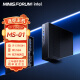 铭凡(MINISFORUM) MS-01双万兆四网口酷睿迷你工作站迷你电脑小主机高性能游戏办公台式机 MS-01(i9-13900H 14核20线程) 双通道96G/2TB SSD