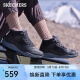 斯凯奇（Skechers）男靴运动高帮休闲靴冬季加绒保暖棉鞋工装马丁靴雪地靴66199 黑色/BLK 39.5