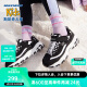 skechers斯凯奇熊猫鞋冬季女童老爹鞋儿童运动鞋加绒鞋子 302539L BKW黑色/白色 33.5