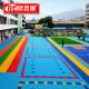 Qyank 悬浮地板幼儿园室外跑道拼装地垫户外篮球场专用塑料拼接地板 六叶福【幼儿园专业】
