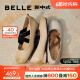 百丽Luna推荐芭蕾玛丽珍鞋女24春季新商场款单鞋B1R1DAQ4 米色 37