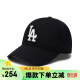 MLB帽子男女棒球帽四季大标软顶鸭舌帽运动3ACP6601N-07BKS-F/黑色