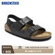 BIRKENSTOCK勃肯德国进口男女款牛皮革舒适软木Milano系踝凉鞋 男款黑色34191 42