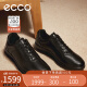 爱步（ECCO）正装鞋男 舒适透气轻盈耐穿商务休闲皮鞋 雅仕系列207124 黑色41