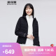 波司登（BOSIDENG）谷爱凌同款羽绒服女轻薄款修身时尚保暖外套B30133704 黑色8056 170/92A