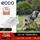 爱步（ECCO）网面鞋女 夏季简约低帮户外运动鞋日常休闲跑步鞋 驱动820263 白色/水泥灰82026360330 38