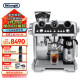 德龙（Delonghi）咖啡机 半自动咖啡机 意式家用 一体式感应研磨 智能压粉 全自动奶泡系统 冷萃技术 EC9865.M 银色