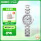 卡西欧（CASIO） SHEEN系列守护星SHE-4528防水女士手表女表石英表【生日礼物女】 SHE-4528D-7AUPR