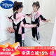 迪士尼 女童秋装套装2024新款儿童韩版9-12岁小女孩中大童春秋运动两件 粉色 140cm